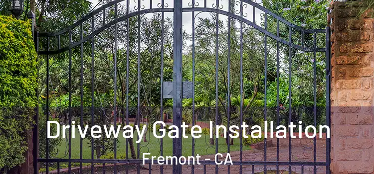 Driveway Gate Installation Fremont - CA